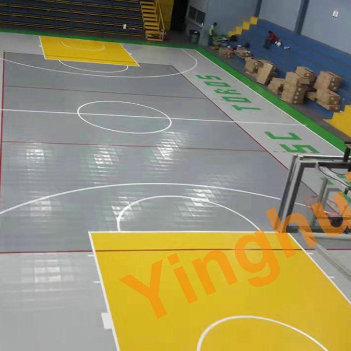 Indoor Basketball Court Flooring 1 - Perbedaan Lantai Parket Indoor dan Semi-Outdoor untuk Lapangan Basket