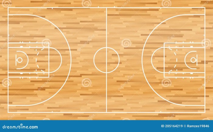 basketball court wooden parquet flooring markings lines outline playground top view sports ground active recreation 205164219 1 - Lantai Parket Lapangan Basket Solusi Ideal Gedung Serbaguna
