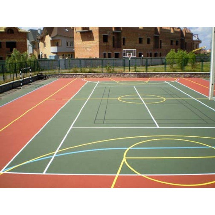 outdoor basketball flooring 1000x1000 1 - Lantai Lapangan Basket Outdoor LantaiParket.id Pilihan Terbaik untuk Olahraga