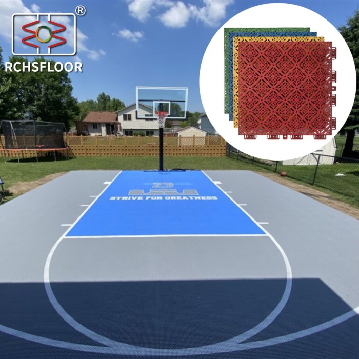 ps156657114 gym outdoor basketball court flooring 280g backyard court tiles 1 - Lantai Parket Lapangan Basket Inspirasi Proyek Sukses Kota Besar