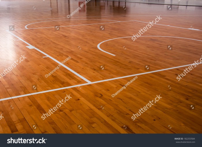 stock photo wooden floor basketball court 182253584 1 - Pasang Lantai Kayu Lapangan Basket Lantaiparket.id
