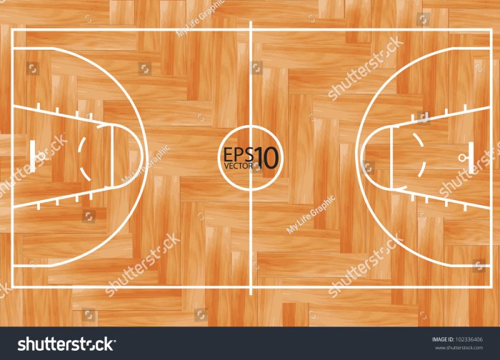 stock vector wooden parquet floor basketball court vector illustration 102336406 - Lantai Parket Lapangan Basket LantaiParket.id Pilihan Terbaik untuk Estetika dan Performa