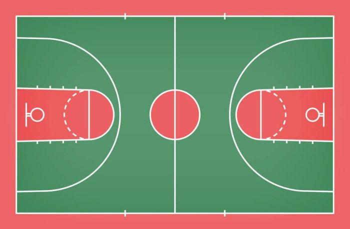Basketball Court Flooring Ilustration 1 - Material Lantai Lapangan Basket Pilihan Pemain Unggul
