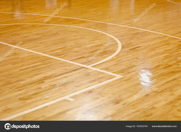 depositphotos 187633744 stock photo wooden floor basketball court - Biaya renovasi lantai lapangan basket lama berkualitas efisien