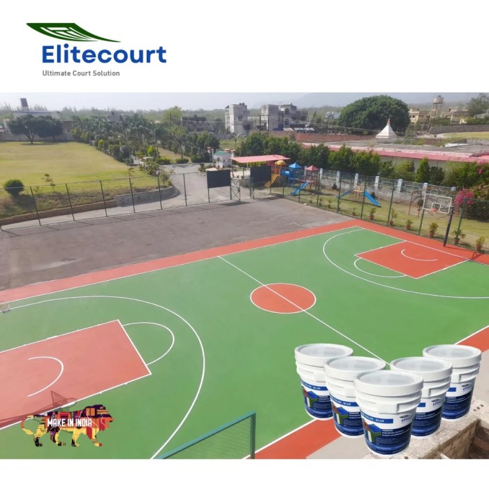 outdoor indoor basketball court flooring 8 layers 1000x1000 1 - Aksesoris pemasangan lantai lapangan basket penting untuk kualitas dan keamanan