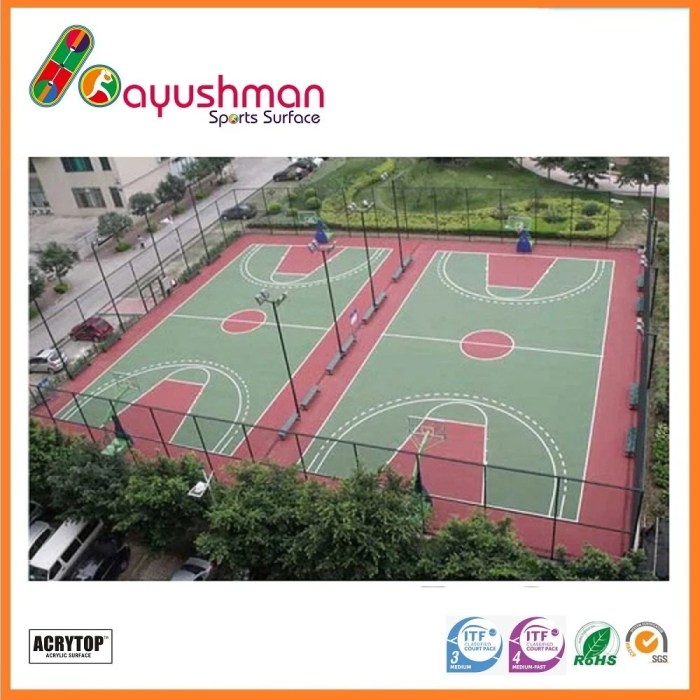 PU Basketball Court/Sport Court Flooring From Chinese Factory - China ...